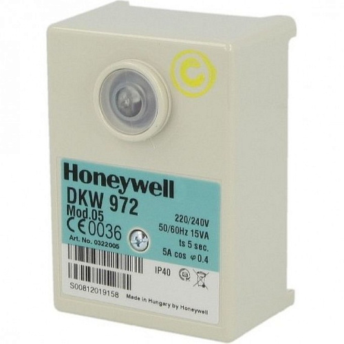 Блок управления горением HONEYWELL DKW 972 HL-0070 Honeywell Блок управления горением HONEYWELL DKW 972 HL-0070 Honeywell