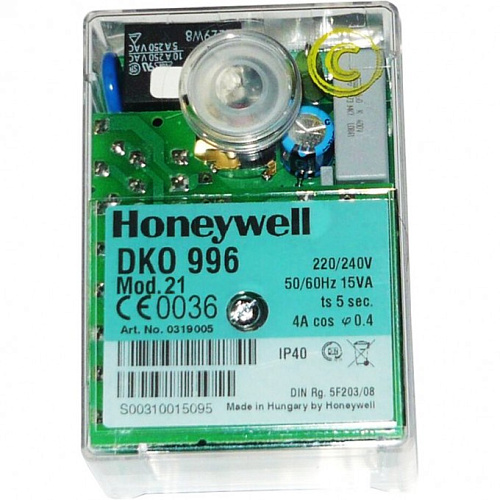 Блок управления горением HONEYWELL DKO 996 HL-0068 Honeywell Блок управления горением HONEYWELL DKO 996 HL-0068 Honeywell